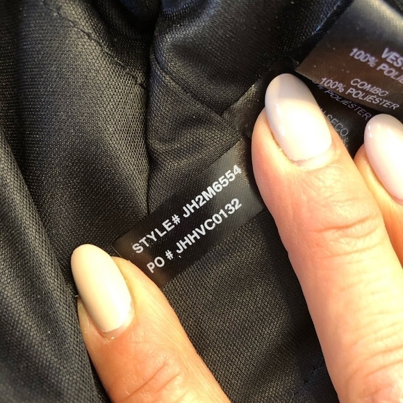 Jessica Howard Evenings Black Lace V-neck Shutter Pleat Cocktail Dress, 10 - Picture 9 of 11